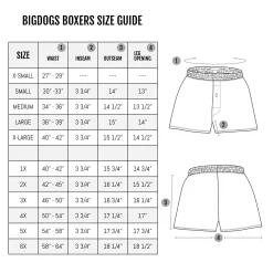 Big Dogs Medium-Classic Solid Logo Boxers