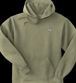 Big Dogs Medium-French Terry Fleece Embroidered Hoodie