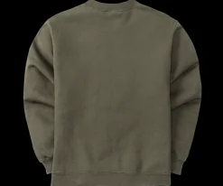 Big Dogs Medium-French Terry Fleece Embroidered Crew