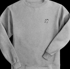 Big Dogs Medium-French Terry Fleece Embroidered Crew